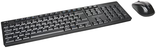 Kensington Set Da Scrivania Wireless A Basso Profilo Pro Fit - Nero - Layout Uk - K75230Uk