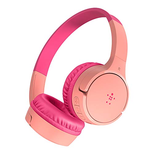 Belkin Soundform Mini, Cuffie Wireless Per Bambini Con Microfono Integrato, Headset On-Ear Per Didattica A Distanza, Scuola E Viaggi, Compatibili Con
