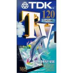 Tdk Videocass Vhs Tv 120 Minuti T14561