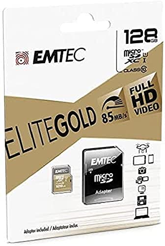 Emtec Ecmsdm128Gxc10Gp Micro Sdxc Class 10 Uhs-I U1
