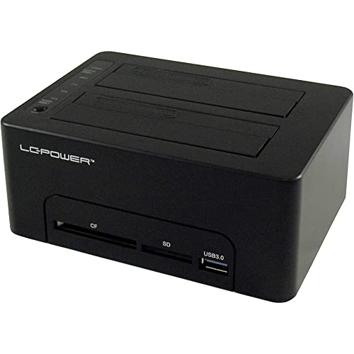 Lc Power Docking Station Lc-Power Usb 3.0 2-Bay 2,5"/3,5" Hdd/Ssd + Hub