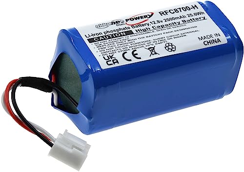 Akku-Net Batteria Per Robot Aspirapolvere Severin Chill Rb 7025, Rb 7022, 12,8 V, Lifepo4