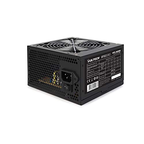 Vultech Alimentatore Vps-A600R 300W Con Ventola Da 12Cm Termoregolata, Confezione Retail