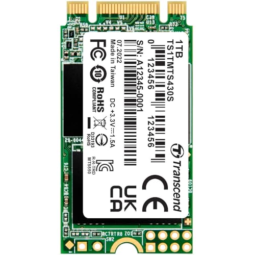 Transcend 1To M.2 2242 Ssd Sata3 B+M Key