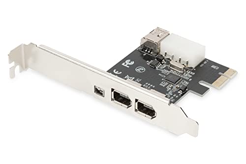 Digitus Ds-30201-5 Scheda Pci, Nero, Scheda Io - Firewire 1394A, Pcie