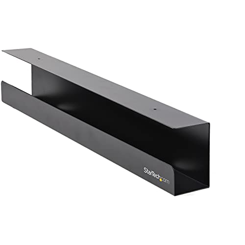 Startech.Com Canalina Passacavi Per Scrivania - Cable Management Per Scrivania Per Fili/Cavi/Strisce Di Alimentazione 60X7.6Cm (Udcmtray)