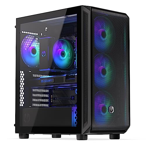Endorfy Arx 500 Argb, 4 Ventole Argb Da 140 Mm Incluse, Pannello Laterale In Vetro Temperato, Elevata Compatibilità Con Vari Componenti Del Pc | Ey2A0