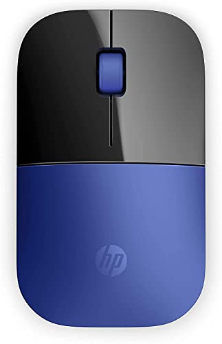 Hp Z3700 Mouse Wireless, Sensore Preciso, Tecnologia Led Blue, 1200 Dpi, 3 Pulsanti, Rotella Scorrimento, Ricevitore Usb Wireless 2.4 Ghz Incluso, Des