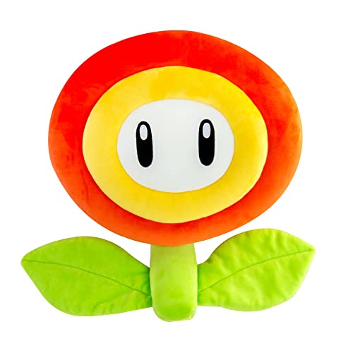 Super Mario Peluche Mocchi-Mocchi Fleur De Feu 38 Cm