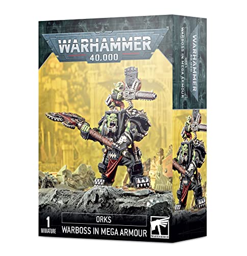 Games Workshop - Warhammer 40.000 - Orks: Ork Warboss In Mega Armour