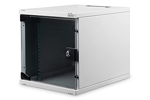 Digitus Armadio Di Rete 10 Pollici - 6U - Montaggio A Parete - Hxlxp 330X312X400Mm - Carico Massimo 30Kg - Profondità Utile 309Mm - Grigio