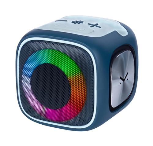 Majestic Fire 3 – Speaker Bluetooth Portatile, 9 Effetti Luci Led, Ingressi Usb/Microsd/Aux-In, Batteria Ricaricabile, Funzione Tws, Fessura Per Appog