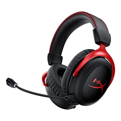 Hyperx Cloud Ii Wireless Cuffie Da Gamingper Pc, Ps5, Ps4, Batteria A Ottima Durata, Dts Headphone:X Spatial Audio, Memory Foam, Microfono Rimovibile 