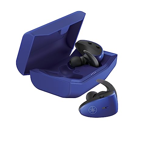 Yamaha Tw-Es5A Auricolari In-Ear Sportivi True Wireless Bluetooth Con Listening Care, Microfono Con Design Avanzato, Resistenti Ad Acqua E Sudore Ipx7