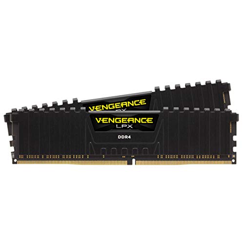 Corsair, Kit Memorie Ddr4 Dimm Serie Vengeance Da 64Gb (2X32Gb) 3600Mhz Cl18 Per Cpu Intel Core™ I5, I7 E I9 Di Nona E Decima Generazione, Nere