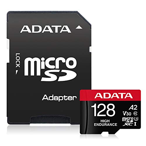 Microsd Adata 128Gb Cl10 Uhs-I U3 V30S 100/80Mbps + Adattatore Sd