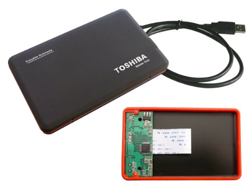 Kalea-Informatique Custodia Usb Esterna Per Dischi Rigidi Toshiba, Samsung, Hitachi A 1,8 40 Fili Zif. Collegamento Usb3 5G, Con Nastro Zif.