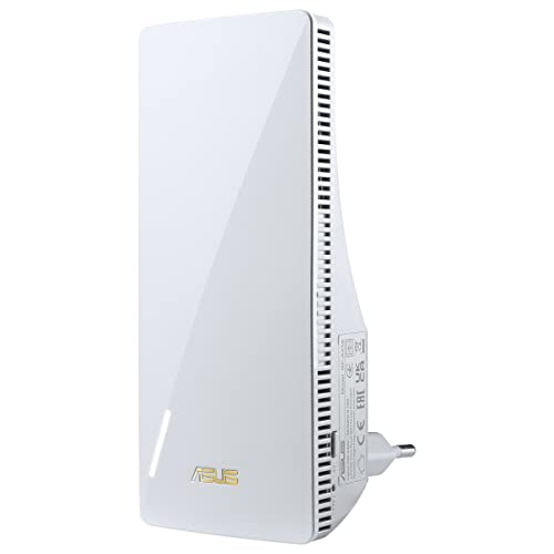 Asus Rp Ax58 Ax3000 Range Extender, Dual Band Wifi 6, 802.11Ax, 2400 Mbps, Aimesh, Facile Configurazione E Gestione Tramite App Mobile, Elevata Compat