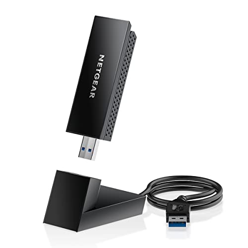 Netgear Axe3000 Tri-Band Wireless Gigabit Speed (Fino A 3 Gbps) | Nuova Banda Da 6 Ghz | Per Pc Windows - Versione Americana Americana