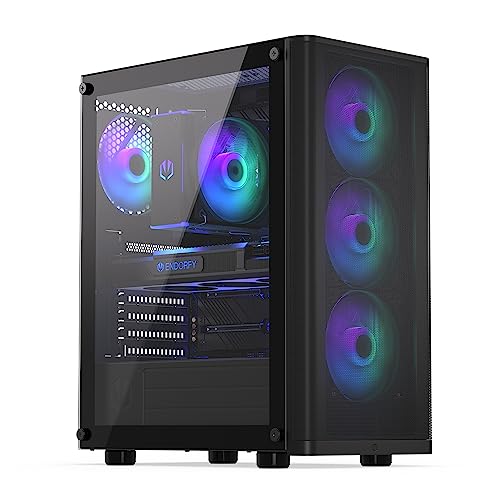 Endorfy Ventum 200 Argb, Case Atx, 4 Ventole Argb Da 120 Mm Incluse, Design A Rete | Ey2A014