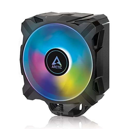 Arctic Freezer A35 A-Rgb - Dissipatore Cpu A Torre Singola Con A-Rgb Per Amd, Ventola P Da 120 Mm Ottimizzata Per La Pressione, 200-1700 Rpm, 4 Heatpi