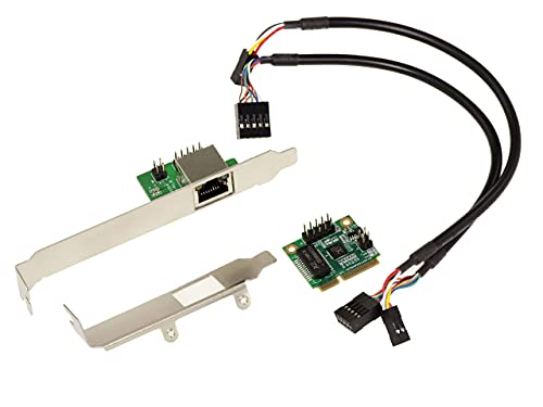 Kalea-Informatique 1 Scheda Controller Di Rete Gigabit Ethernet Lan 2.5 Mini Pci Express Con Chipset Realtek Rtl8125