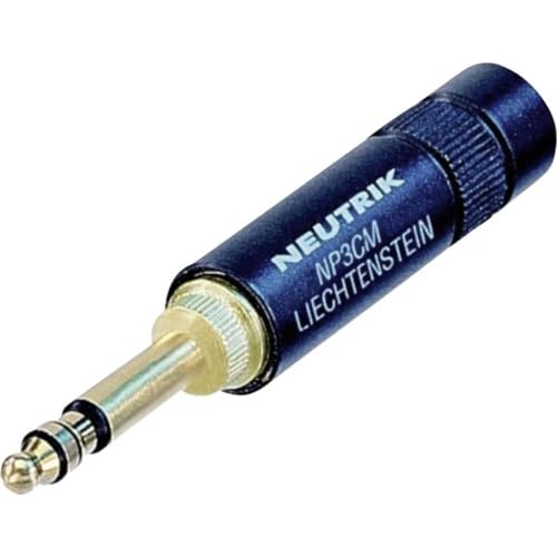 Neutrik Klinkenstecker 3 Pol 5.2 Mm Np 3 Cm-B, Nero