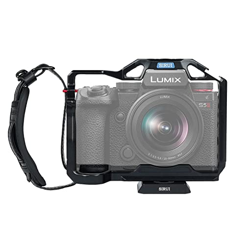 Sirui Full Cage Per Panasonic Lumix G9Ii/S5Ii/S5Iix, Compatibile Con Arca-Swiss, Con Fori Filettati Da 1/4"-20, Fori Di Attacco Arri 3/8"-16, Cold Sho