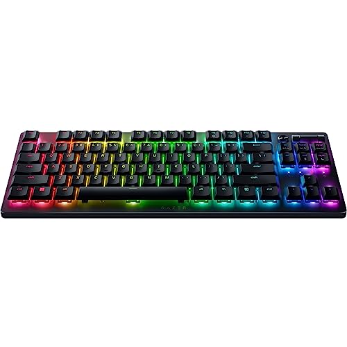 Razer Deathstalker V2 Pro Tenkeyless, Interruttore Rosso,, Tastiera Da Gioco Ottica Wireless A Basso Profilo, Interruttori Ottici Lineari, Hyperspeed