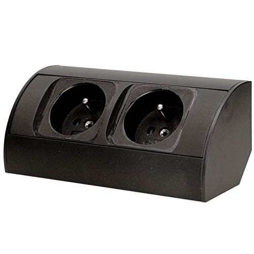Orno Ae-1303 / G Presa Angolare A 2 Vie, Ideale Per Cucina, Ufficio E Piano Di Lavoro || Montaggio Su Superficie A 45 ° || Presa Standard 3680W: Franc