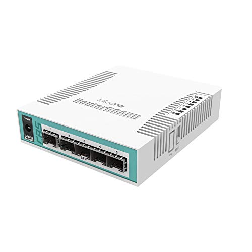 Mikrotik Crs106-1C-5S Network Switch Gigabit Ethernet (10/100/1000) Power Over Ethernet (Poe) White