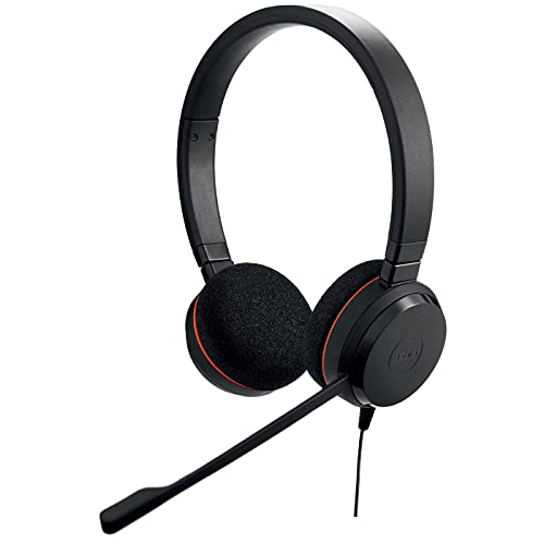 Jabra Evolve 20 Usb-C Ms Stereo - Headset - Head-Band - Office/Call Center - Black - Binaural - Volume + - Volume -