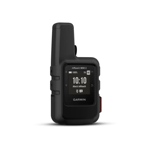Garmin Inreach Mini 2 (Black), Comunicatore Satellitare, Copertura Iridium, Invia E Ricevi Messaggi, Lancia Sos, Livetrack, Tracback, Autonomia Fino A