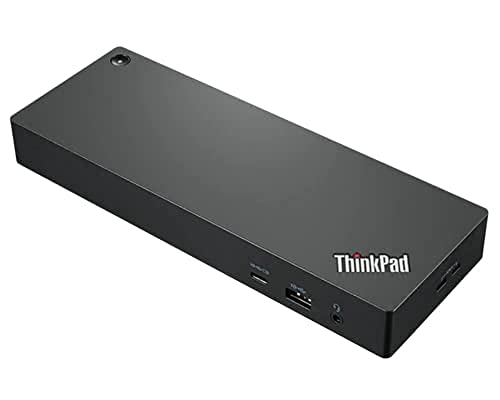 Lenovo Notebook Dock/Port Replicator Wired Thunderbolt 4 Black, 99112978 (Wired Thunderbolt 4 Black, Red)