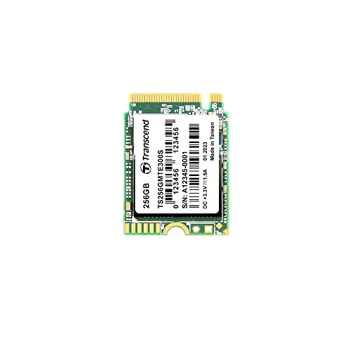 Transcend Mte300S 256 Gb Nvme Pcie Gen3 X4 M.2 2230 Unità Interna A Stato Solido (Ssd) 3D Tlc Nand (Ts256Gmte300S)