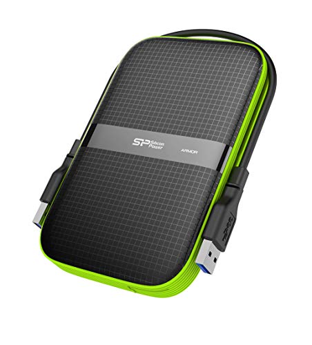Silicon Power Armor A60 External Hard Drive 2000 Gb Black