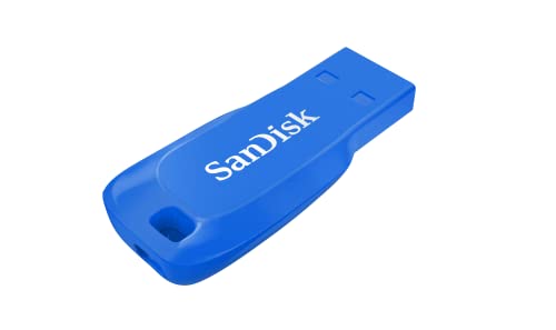 Sandisk Sdcz50C-032G-B35Be 32 Gb Cruzer Blade Usb 2.0 Flash Drive - Electric Blue