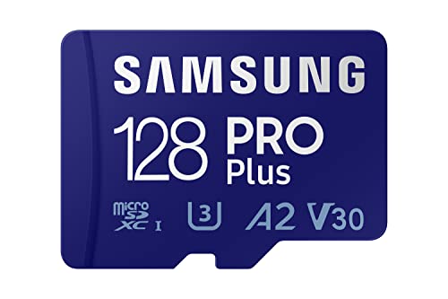 Samsung Memorie Mb-Md128Kb Pro Plus Scheda Microsd Da 128Gb, Uhs-I U3, Fino A 160 Mb/S, Usb Card Reader Incluso