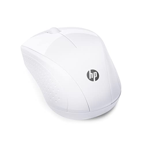 Hp 220 Mouse Wireless, Tecnologia Led Blu, Sensore Ottico Da 1300 Dpi, 3 Pulsanti E Rotella Di Scorrimento Integrata, Impugnature Pratiche E Funzional