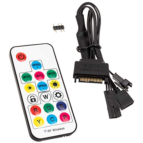 Kolink Inspire L1 3-Pin 5V Argb Controller Per Led Rgb Indirizzabili Digitali - Con Telecomando Rf - Sata
