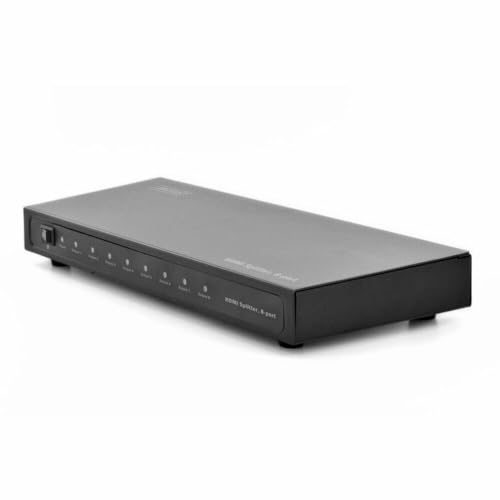 Digitus Professional Ds-43302 - Splitter Hdmi A 8 Porte, 1X8 - Full Hd 1080P - Hdcp 1.2 - Lpcm, Dts Digital, Dolby Digital - Nero