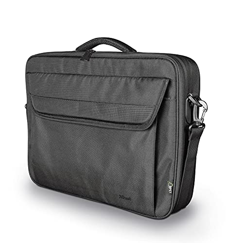 Trust Atlanta Borsa Ecologica Per Laptop Fino A 15,6", In Plastica Riciclata, Tracolla E Tasche Per Accessori, Custodia Per Viaggio, Lavoro, Ufficio,