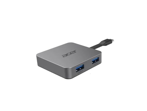 Acer 4 In 1 Tipo C Dongle: 1 X Hdmi + 2 X Usb 3.2 + 1 X Usb C