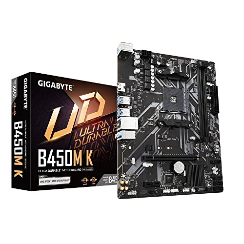 Gigabyte B450M K (Rev. 1.0) Amd B450 Socket Am4 Micro Atx