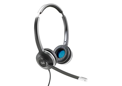Cisco Headset 532 - Cuffia Biaurale A Disconnessione Rapida Con Connettore Rj-9, Colore Antracite, Due Anni Di Garanzia Limitata (Cp-Hs-W-532-Rj=)