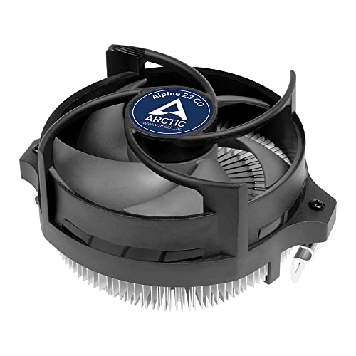 Arctic Alpine 23 Co - Dissipatore Per Cpu Per Operazioni Continue, Compatibilità Con Amd Am5 E Am4, Cuscinetto Doppia Sfer - Nero