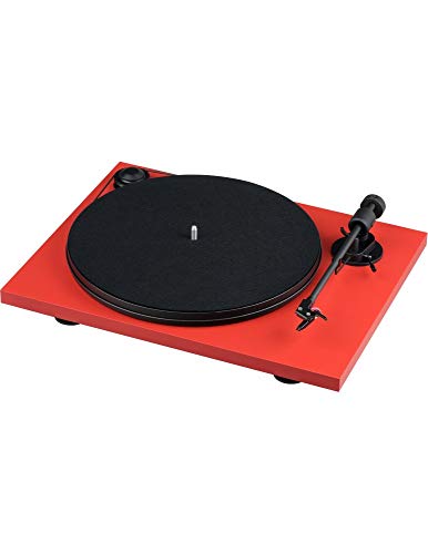 Pro-Ject Primary E Phono, Giradischi Con Trasmissione A Cinghia, Rosso