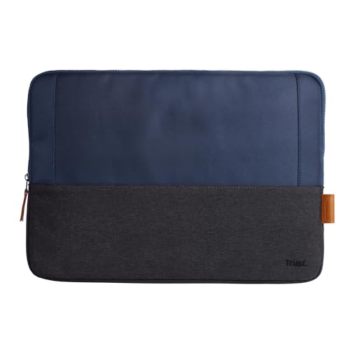 Trust Lisboa Custodia Pc 16", Borsa Porta Pc Realizzato In Plastica Riciclata Per Computer Portatile Donna Uomo Viaggio Università Lavoro Ufficio Macb