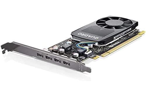 Lenovo Thinkstation Nvidia Quadro P620 2Gb Gddr5 Mini Dpx4 Scheda Grafica Con Hp Bracket For Tower, 4X60R60468, Colore: Nero