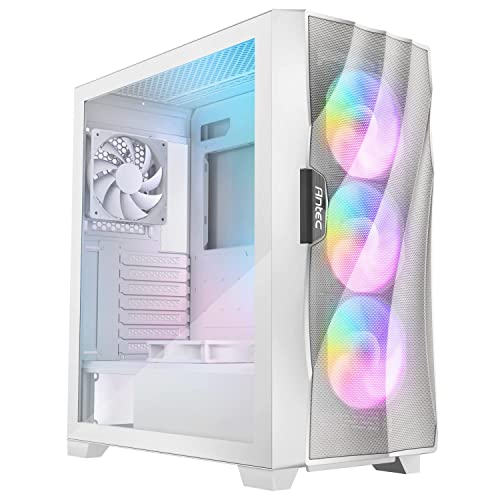 Boitier Moyen Tour Atx Antec Dark Fleet Df700 Flux Rgb Avec Panneau Vitré (Blanc)